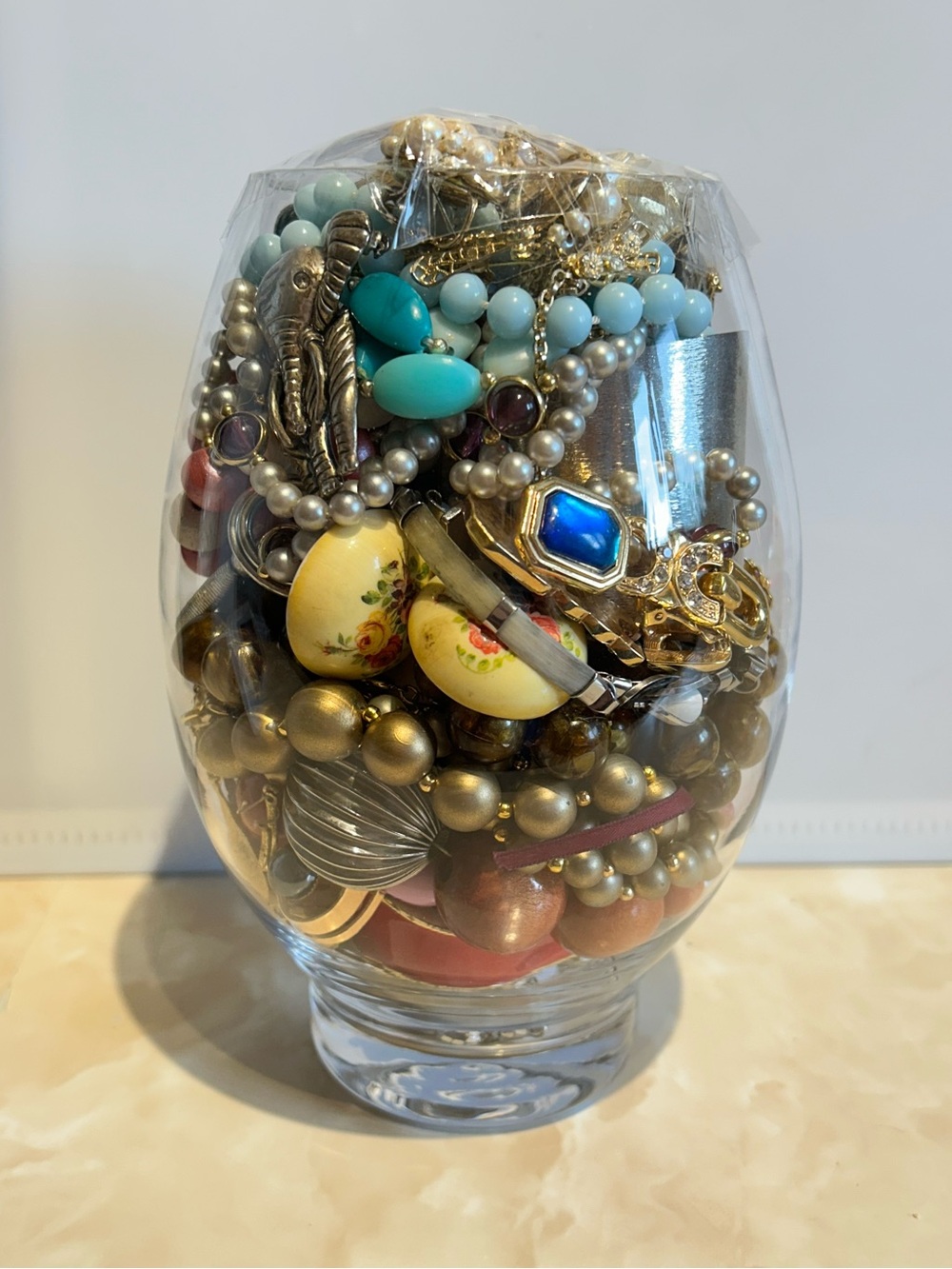 Mystery Jewelry Jar Vintage Large #2